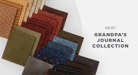 Grandpa's Journal Fabric Collection