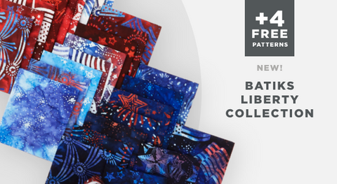 Browse the Artisan Batiks fabric collection & download 4 free quilting patterns right here.