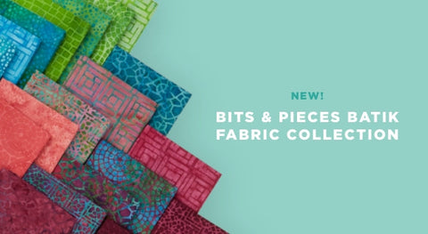 bits and pieces batik fabric collection by kathy engle