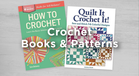 Browse our selection of crochet patterns & books to add to your library!