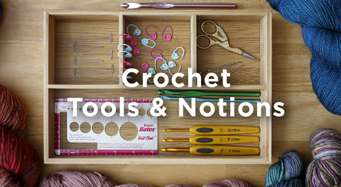 Shop our huge selection of crochet tools and notions here!