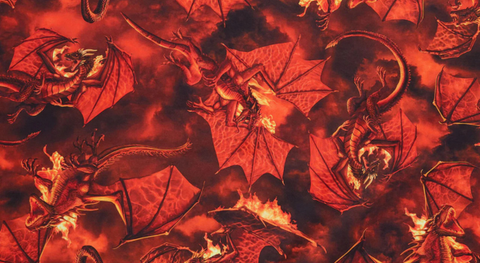 Dragon Fire Fabric Collection