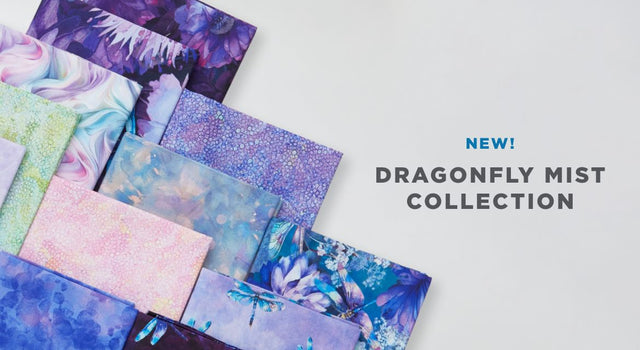 Dragonfly Mist Fabric Collection
