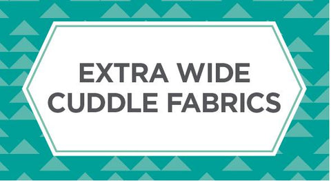 Shop our selection of Extra Wide Cuddle quilt fabrics here.
