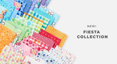 Moda Fiesta Fabric Collection by Me & My Sister Designs.