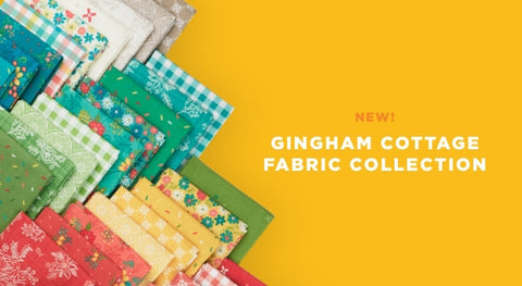 Great prices on the Gingham Cottage fabric collection from Riley Blake Designs.