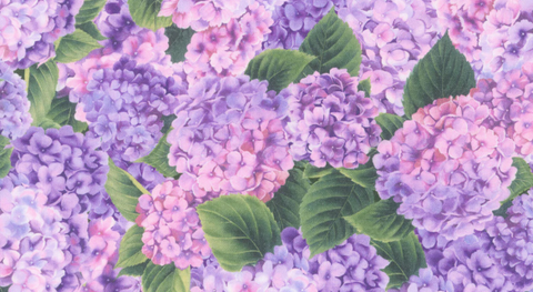 Shop the Hydrangea Grace Fabric Collection in fabric by the yard.