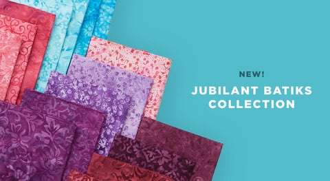 Jubilant Batiks Fabric Collection by Kathy Engle