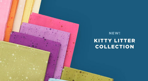 Browse colorful fabrics from the Dear Stella Kitty Litter fabric collection here!