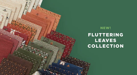 shop yardage and precuts in the kansas troubles fluttering leaves fabric collection.