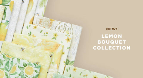 Browse sweet prints from the lemon bouquet fabric collection here.