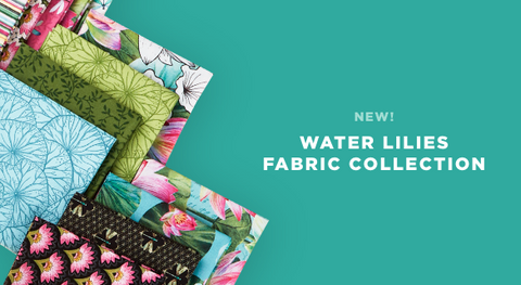 Browse the Water Lilies fabric collection by Michel Design Works for Northcott here.