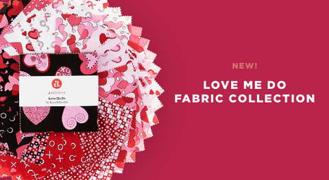 Kim Schaefer love me do fabric collection from andover