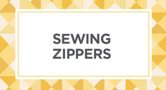 Shop our collection of sewing zippers here.