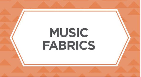 Shop or collection of music themed fabrics here.