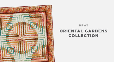 Shop Oriental Gardens fabrc by the yard while supplies last.