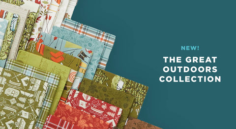 Shop precuts and yardage from The Great Outdoors collection while supplies last.