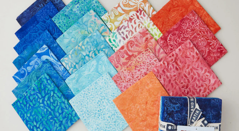 Paisley Pop Batiks Fabric Collection