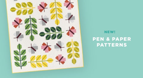 Shop our selection of modern quilting designs from Pen and Paper Patterns right here!