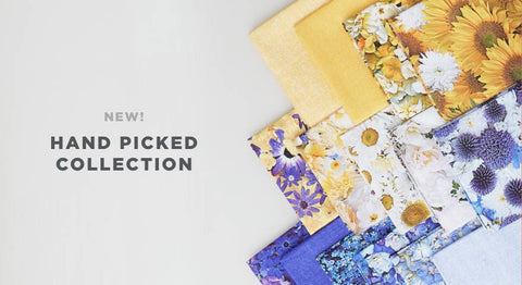 Shop the Hand Picked fabric collection from Maywood Studio here.