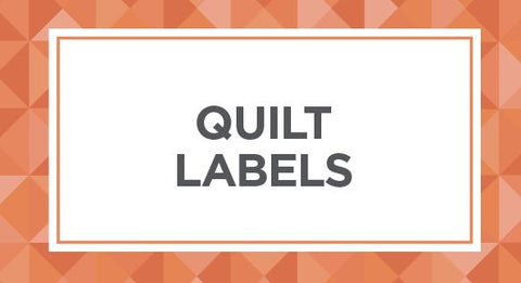 Shop our collection of quilt labels here.