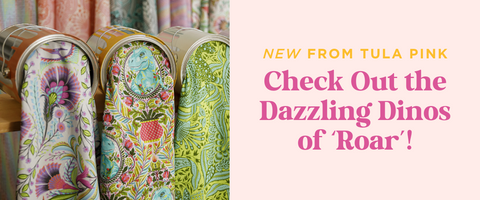 Shop the Tula Pink Road fabric collection in precuts & yardage while supplies last!