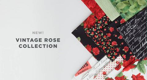 Shop the Vintage Rose Fabric Collection from Timeless Treasures here.