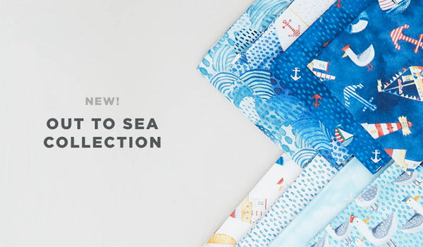 Browse the Out to Sea Fabric Collection from Northcott fabrics here.