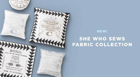 She Who Sews Fabric Collection by J. Wecker Frisch for Riley Blake