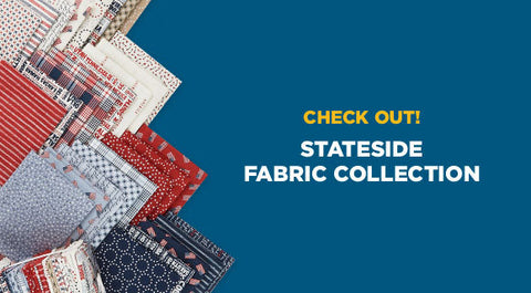 Shop the patriotic stateside fabric collection by sweetwater here.