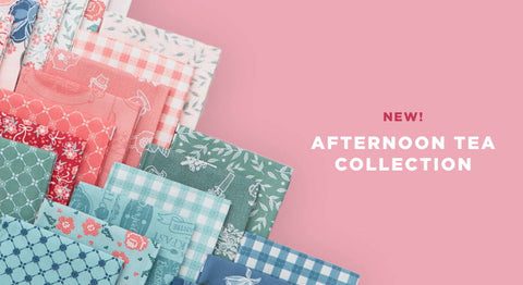 Shop the Riley Blake Designs Afternoon Tea fabric collection in precuts and yardage right here.