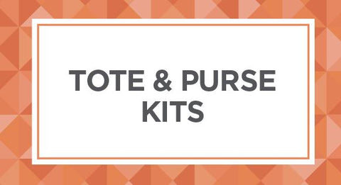 Shop our selection of tote and purse kits here.