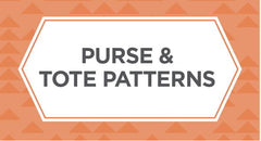 Shop our selection of purse patterns and tote patterns here.