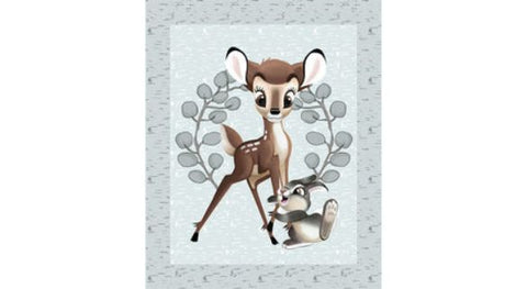 Disney - Bambi Nursery - Happy Together panel with Thumper and Bambi. Shop our collection here.