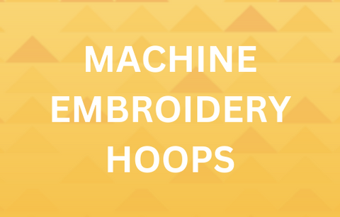 Shop our collection of machine embroidery hoops here.