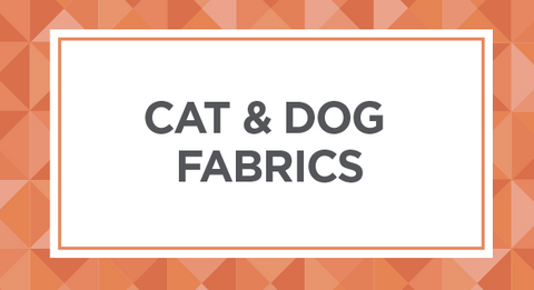 Shop our selection of cat and dog quilt fabrics here.