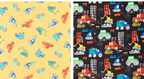 Diggers and Dumpers by Michael Miller Fabrics