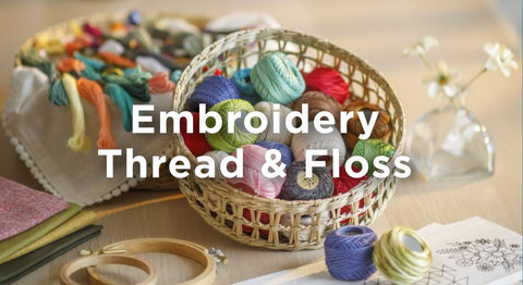 Shop our growing selection of hand embroidery thread here.