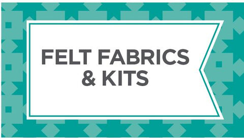 Browse our selection of felt fabrics and kits here.