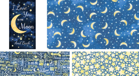 I Love You To The Moon & Back by Timeless Treasures 