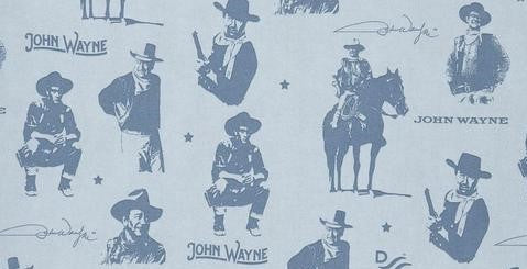 john wayne cowboy fabric