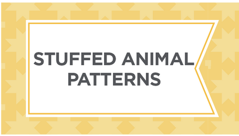 Browse our collection of stuffed animal patterns to sew here.