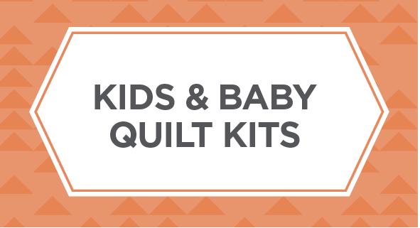 Shop our collection of kids and baby quilt kits here.