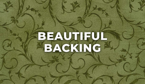 Beautiful Backing at Missouri Star Quilt Co.