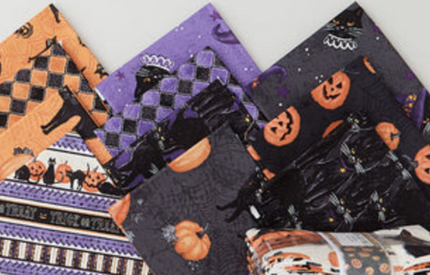 Meow-Gical Night Fabric Collection