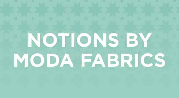 Shop our collection of quilting and sewing notions by Moda Fabrics here.