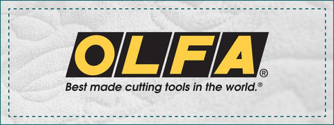 Shop Olfa rotary cutters and self healing cutting mats here.