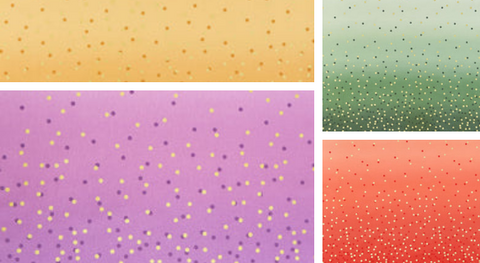 Ombre Confetti Metallic by V. & Co. for Moda Fabrics