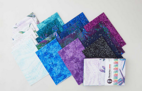 Shop pearlized fabric prints from the On Dragonfly Wings collection.