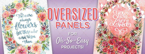 Oversized Quilt Panels  Large Fabric Panels for Quilting